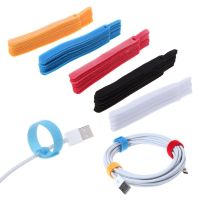 Multi-Color Length 14.5 Cm 20 Fasten Reusable Cable Organizer Earphone Mouse Tie Cable Management Wire Winder Cable Management