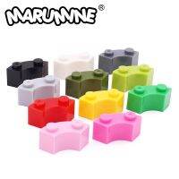 มารูไมน์มักกะโรนี2X2มุมกลมอิฐโค้ง30ชิ้นพร้อมห่วง1/4 3063 85080สตั๊ดบล็อกตัวต่ออุปกรณ์เสริมชิ้นส่วนแข็งแรง