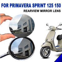 Cermin Convex Katkan Meningcermin กระจกด้านข้าง Vision สำหรับ Vespa Sprint Primavera 125 150 Sesakori Motosikal