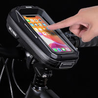 2021 Newer Bike Head Tube Handlebar Bag Cycling Bicycle Mobile Phone 6.7inch Bag Case Holder Screen MTB Bike Phone Case