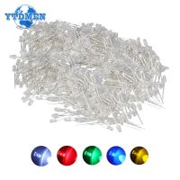 ❀✵ 500PCS 3mm LED Diode Clear Bright Multicolor Individual Light Emitting Diodes Kit Red/Green/Blue/Yellow/White/Orange for Arduino