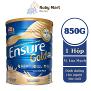 Date T7 24 Sữa bột Ensure Gold Abbott HMB hương Lúa mạch 850g