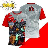 2023 Customized Fashion Yabaii Apex Legends Valkyrie Premium Full Bleed Anime T-Shirt Full Bleed Black Shirt Round Neck，Contact the seller for personalized customization