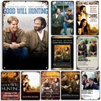 Jimin Retro Good Will Hunting โปสเตอร์ภาพยนตร์ป้ายโลหะสำหรับผับบาร์หรือของตกแต่งอุตสาหกรรม Rusty Tin Plate