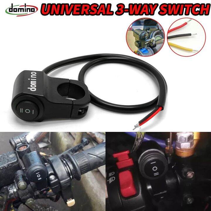 3 Way ON OFF ON Switch With Clamp Waterproof Domino Driving Light ...