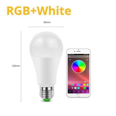 【Worth-Buy】 หลอดไฟ Led E27อัจฉริยะที่สามารถหรี่แสงได้ไฟ Wifi บลูทูธ4.0หรี่แสงได้ Rgbw Rgbww 85-265โวลต์โคมไฟแฟนซี15วัตต์