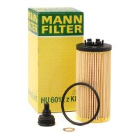 MINI / BMW กรองเครื่อง ไส้กรองน้ำมันเครื่อง(Oil Filter) ยี่ห้อ MANN HU6012z kit เครื่อง B37C B38C B47B B47D รุ่น Mini F54 F55 F56 F57 F60 BMW F45 F46 X1 ( F48 ) X2 ( F39 ) l OE No. 11 42 8 593 186