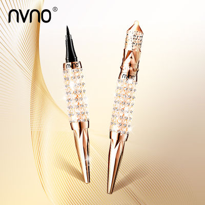 NVNOอายไลเนอร์ สลิมปลายปากกาเรียบและแห้งเร็วกันน้ำและติดทนนานโดยไม่บานคทาทองอายไลเนอร์