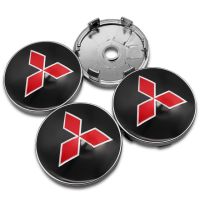 Style car 4pcs 60mm 3D Automobile Logo Car Wheel Center Caps Rim Hub Covers For Mitsubishi Lancer 10 3 9 EX Outlander 3 ASX L200 Competition Accessories hui