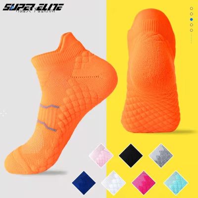 HuaX Sports Socks For Men Women Breathable Sweat-Absorbing Multi-Color Socks For Running