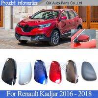 【car parts】 CAPQX กระจกมองหลังปกเชลล์ฝาสำหรับเรโนลต์ Kadjar Koleos 2016 2017 2018นอกกระจกฝาเปลือกกระจกที่อยู่อาศัย