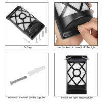 ไฟติดผนังสำหรับตกแต่งบ้านอัตโนมัติเปิดปิดอัตโนมัติ0.49W 5.5V สำหรับสวนกันน้ำไฟแสงอาทิตย์