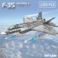 ❉▣✾ Aviation Military Model F-35 Lightning II Joint Strike Fighter Collection Ornaments Building Blocks Christmas Birthday Toys