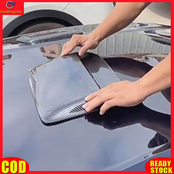 leadingstar-rc-authentic-air-outlet-cover-decoration-universal-car-hood-scoop-air-flow-intake-vent-cover