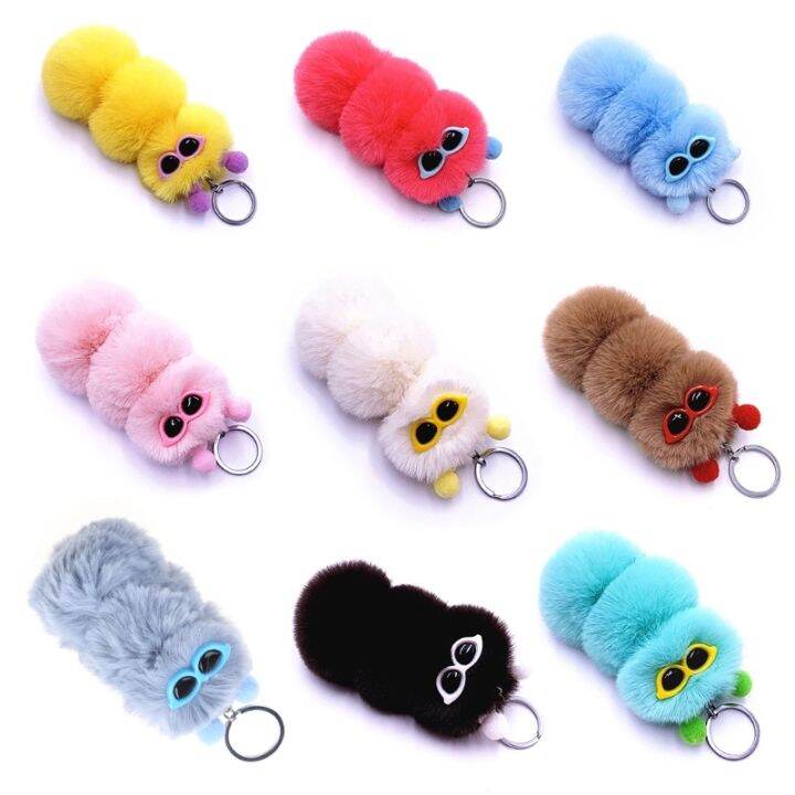 1pc-15cm-6inch-mini-caterpillar-soft-cotton-miniature-stuffed-caterpillar-tiny-joint-doll-plush-keychain-backpack-pendant