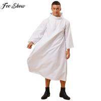 Mens Halloween Arabian Priest Clergy คอสเพลย์เครื่องแต่งกาย Theme Party Masquerade พ่อบทบาทเล่นเสื้อผ้ายาว Robe