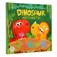 Kids Magnetic Puzzle Dinosaur Arithmetic Book Math Toys Addition Subtraction Educational Toys For Birthday Gifts
