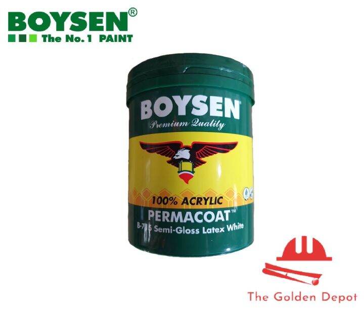 Boysen SemiGloss Latex White B715 1 Liter Lazada PH