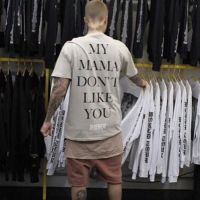 เสื้อยืดแขนสั้น ลาย Purpose tour แบบ Justin Bieber สไตล์ฮิปฮอป สำหรับผู้ชาย