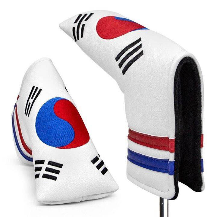 flag-golf-club-cover-fairway-headcovers-for-driver-135-ut-woods-hybrid-protector-waterproof-pu-leather-soft-durable-cover