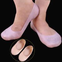 Durable Full Cover Calluses Feet Care Socks Anti Crack Soft Elastic Moisturizing Pedicure Hole Silicone Heel Protect Insole Shoes Accessories