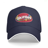 Summer New  Skittles Logo Sun Printing Baseball Cap Mens and Womens Fashion Wild Hip-Hop Hat Outdoor Leisure Sports Couple Hat Versatile hat