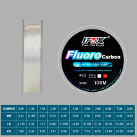 100M เอ็นตกปลาฟลูออโรคาร์บอน4-34LB เส้นใยคาร์บอนอัพเกรดตกปลาแบบถัก