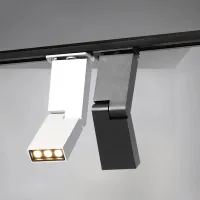 Modern Fashion Dimmable 6W 10W 12W 20W LED Square Track Light Strip Spotlight Creative Line Light Collapsible Living Room