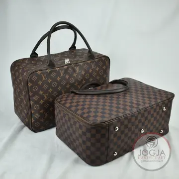 Jual TAS SELEMPANG GUCCI TRAVEL BAG MUDIK KANVAS BESAR JUMBO BAJU