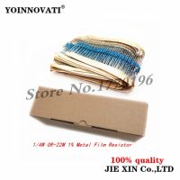 5000pcs 1/4W 0R-22M 1% Metal Film Resistor 0.25W 0 2.2 10 100 120 150 220 270 330 470 1K 2.2K 4.7K 10K 100K 470K 1M 10M 20M ohms WATTY Electronics