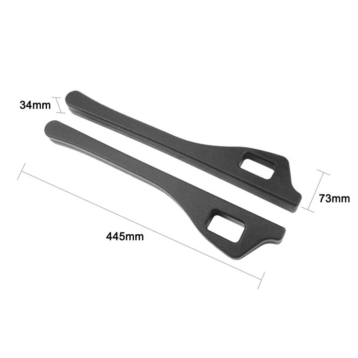 แถบอุดในเบาะรถยนต์2ชิ้นแถบอุดกันรั่วสำหรับออแกไนเซอร์จัดเก็บภายในป้องกันการตกหล่นของ