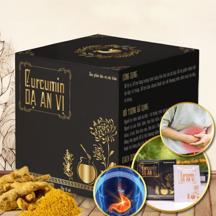 CURCUMIN DẠ AN VỊ - HỖ TRỢ ĐIỀU TRỊ ĐAU DẠ DÀY - TRÀO NGƯỢC DẠ DÀY - DIỆT KHUẨN HP | Lazada.vn