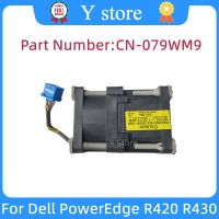 Y Store New Original 079WM9 Cooler For Dell PowerEdge R420 R430 Dual Rotor Cooling Fan 79WM9 Fast Ship