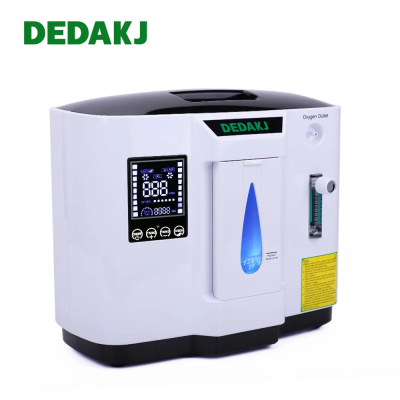 DEDAKJ รุ่น DE-1A 1L-7L แบบพกพา Oxygene Concentrator เครื่องด้วยตนเองปรับความเข้มข้นสูง Home Care Oxygen Generator  สินค้าเยอรมัน ส่งสินค้าจากไทย