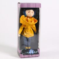 Coraline 7Quot; คอลเลกชันเสื้อกันฝนตุ๊กตาจ้ำม่ำตุ๊กตาขยับแขนขาได้สีเหลือง