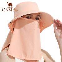 HOT ； Camel หมวกชาวประมง กลางแจ้ง ป้องกันแสงแดด รอบคอ หมวกกันแดด