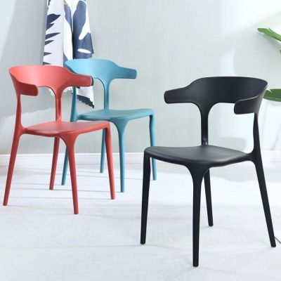 [COD] chair backrest comfortable plastic dining thickened economical adult stool