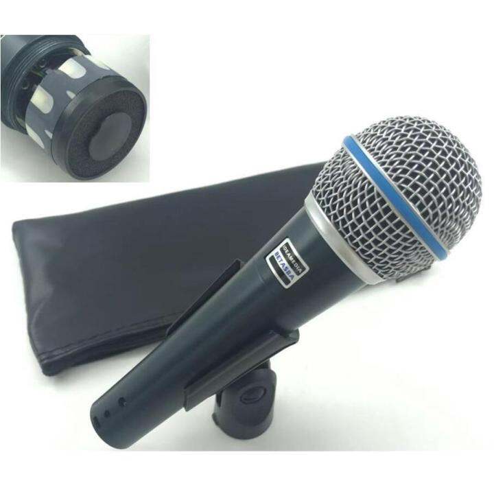 Super Cardioid Microphone Dynamic Vocal Wired Microphone Professional ...