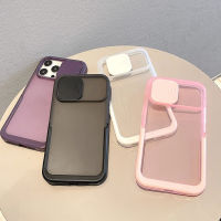 Honeey เคสโทรศัพท์แบบใสนิ่มพับได้แบบมองไม่เห็นขาตั้งสำหรับ iPhone 14 13 12 11 Pro Max XS XR X 8 7 Plus + เคสใส่โทรศัพท์แบบเรียบง่ายกันกระแทกด้วยกรอบป้องกันเลนส์กล้องผู้ขายชั้นนำ