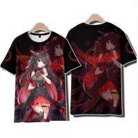 【Lao Zhang Fashion Cosplay】3D Honkai ผลกระทบ3เสื้อยืดผู้หญิงผู้ชายฤดูร้อนแขนสั้นเสื้อยืดกราฟิกประเดิม Seele Vollerei เครื่องแต่งกายคอสเพลย์เด็กสาวเด็กท็อปส์