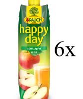 Rauch Happy Day Apple เร้าช์ แฮปปี้ เดย์ น้ำแอปเปิ้ลจากประเทศออสเตรีย (x6 กล่อง)