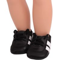 Doll Shoes Black Football Shoes Sports Nail Shoes 18 Inch American Og Girl Doll 43 CM Reborn Baby Boy Doll DIY Toy Gift s241 Electrical Connectors