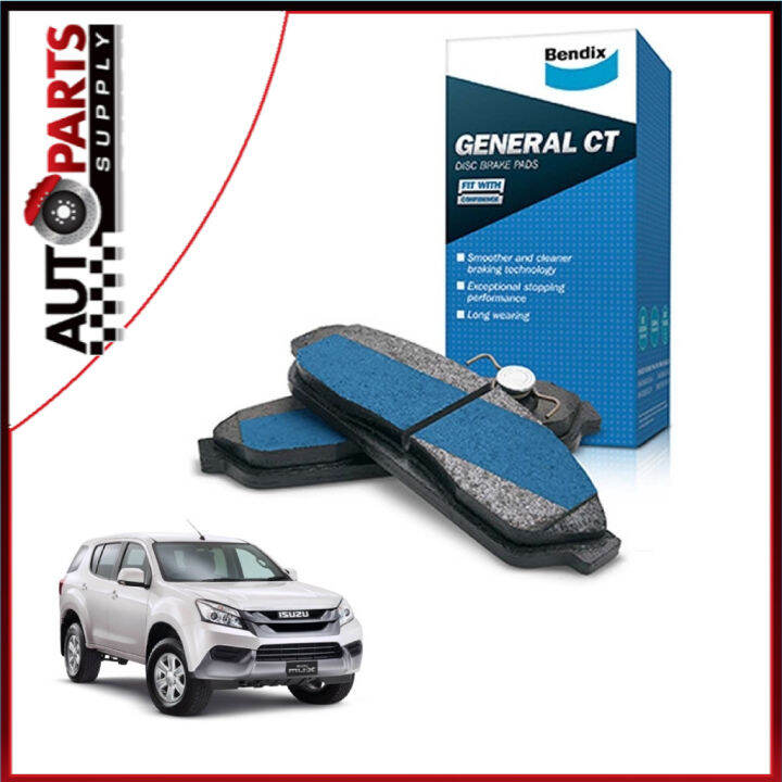 BENDIX REAR BRAKE PADS ISUZU MUX 2013+ GENERAL CT Lazada