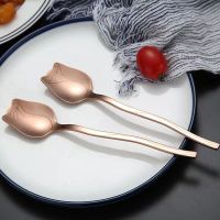 （glistening shop） TablewareSpoonINSStainless304สร้างสรรค์อาหาร GradeHousehold ช้อนคู่