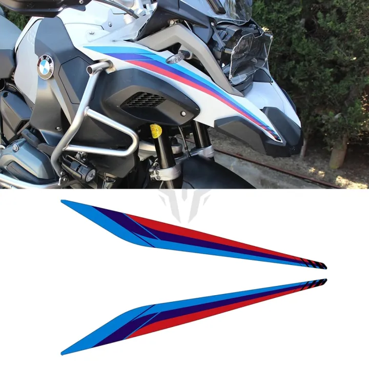 Motorcycle Decal Front Nose Fairing Beak Cowl Guard Sticker Case For ...