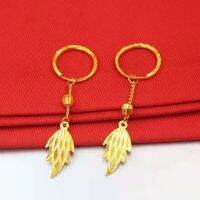 [Ultra-Low Price And Big Leak] 2021 Fashion Foreign Style Long Tassel Sand Gold Earrings Womens Models Do Not Fade And Hypoallergenic