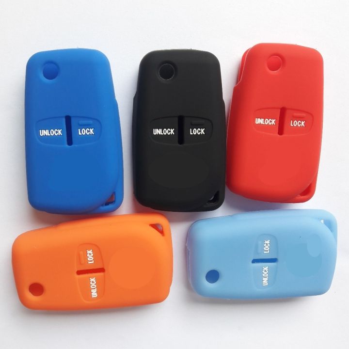 dvvbgfrdt-auto-key-remote-repair-cover-silicone-holder-for-mitsubishi-pajero-asx-grandis-outlander-lance-2-button-flip-key