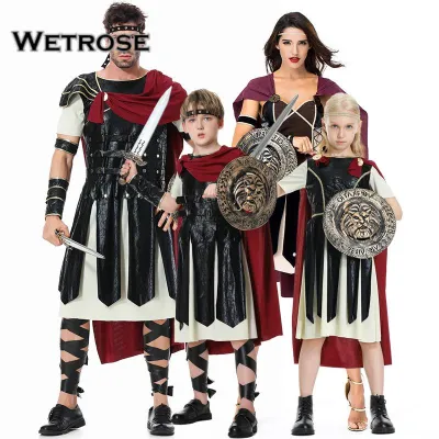 [Wetrose] ชุดคอสเพลย์นักรบ Spartan สไตล์โรมัน สําหรับปาร์ตี้ฮาโลวีน
