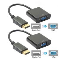 DP to VGA Adapter Cable 1080P DisplayPort Male to VGA Female Converter Adapter For Projector DTV TV HDVD Laptop