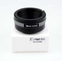 【top-rated】 Infinityclicks Kesay PK-EOSM แหวนอะแดปเตอร์ดิจิตอลสำหรับ Pentax PK K เมาท์เลนส์สำหรับ EOS M EOSM EOSM2เมาท์กล้อง-สีดำ + สีเงิน